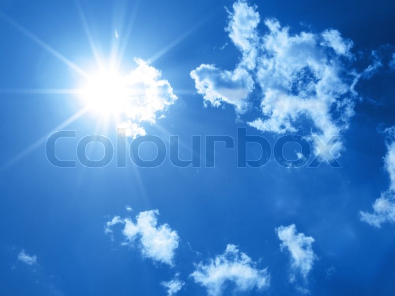 Sky cloud heaven background day | Stock image | Colourbox
