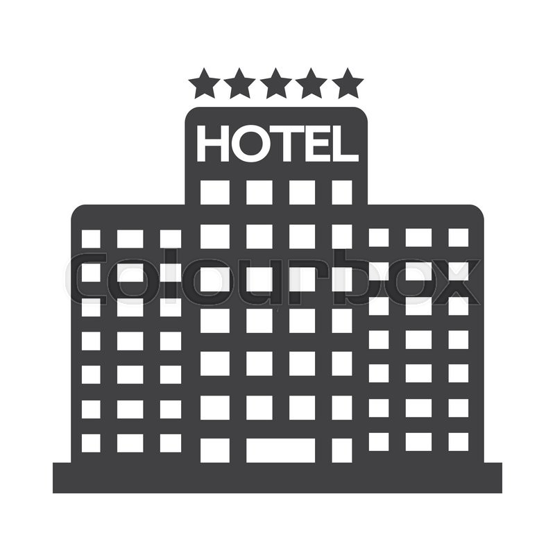 Five Star Hotel Icon Stock Vector Colourbox