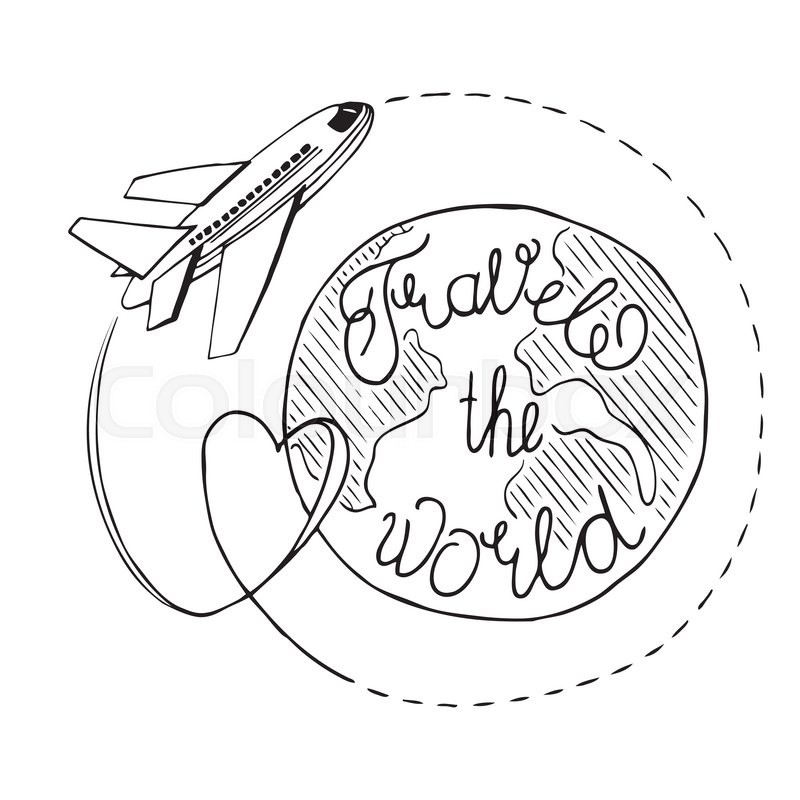 Drawing Lines For Calligraphy : Calligraphy inscription travel the world aircraft and