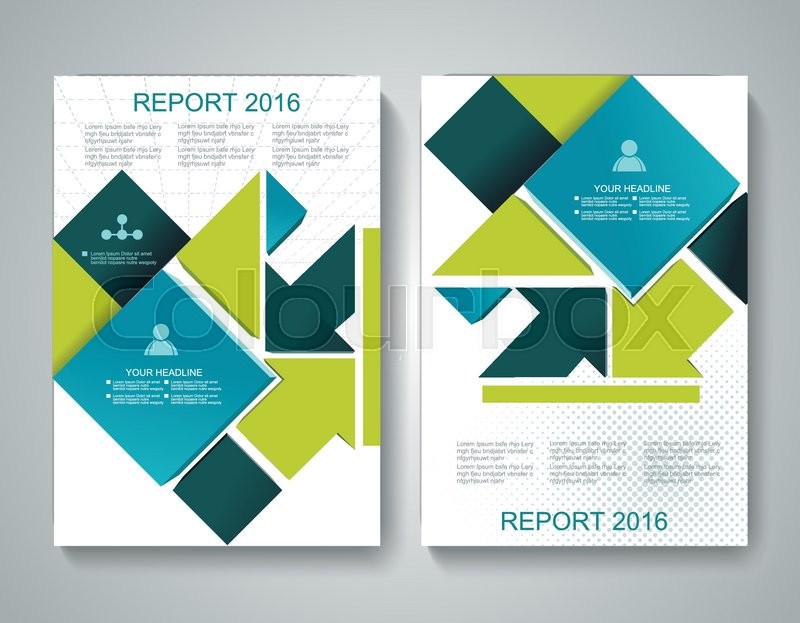 Vector Brochure Flyer Magazine Cover Poster Template Stock