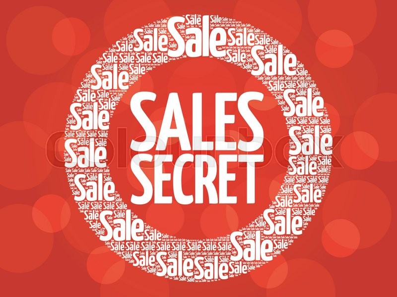Sales Secret stamp vector words cloud, Stock vector Colourbox