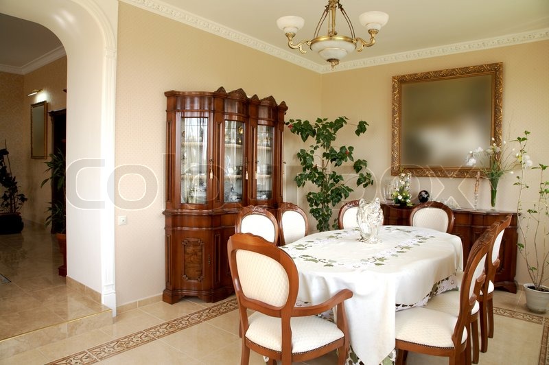 Beautiful Speisesaal in ein modernes und | Stock Bild | Colourbox