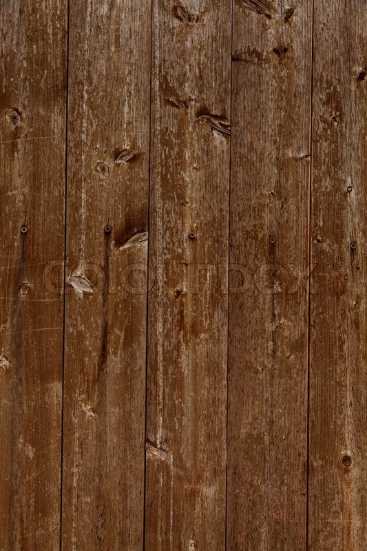 Eine alte hölzerne Wand aus Holzlatten | Stock Bild | Colourbox