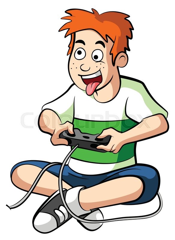 Gamer Boy Stock vector Colourbox