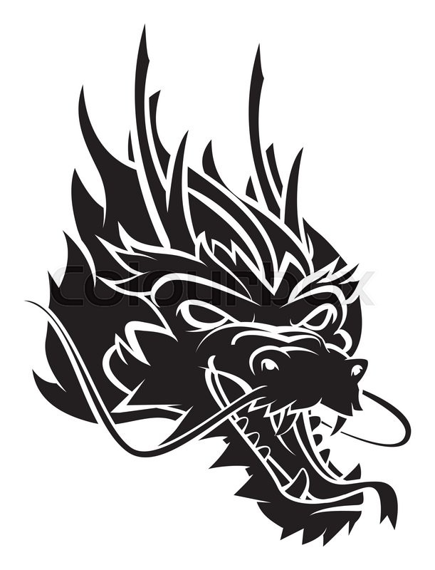 Dragon Head | Stock vector | Colourbox