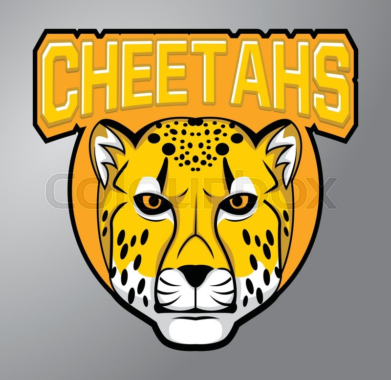 Cheetah Mascots Stock vector Colourbox