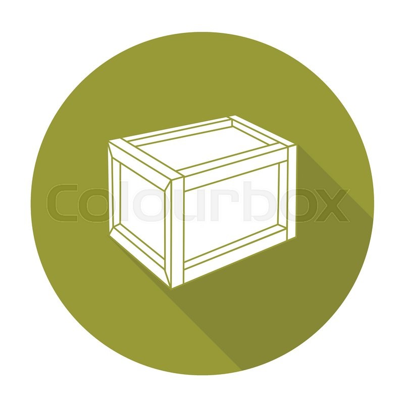 White vector box on color circle | Stock vector | Colourbox