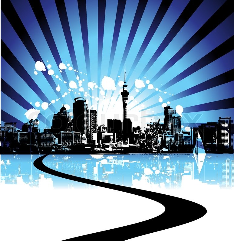 Cityscape background, urban art | Stock vector | Colourbox