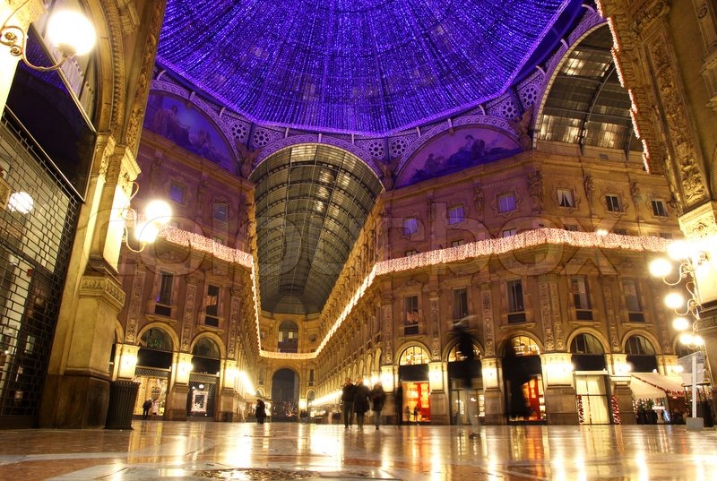 Galleria Vittorio Emanuele Shopping Center in Mailand, Italien