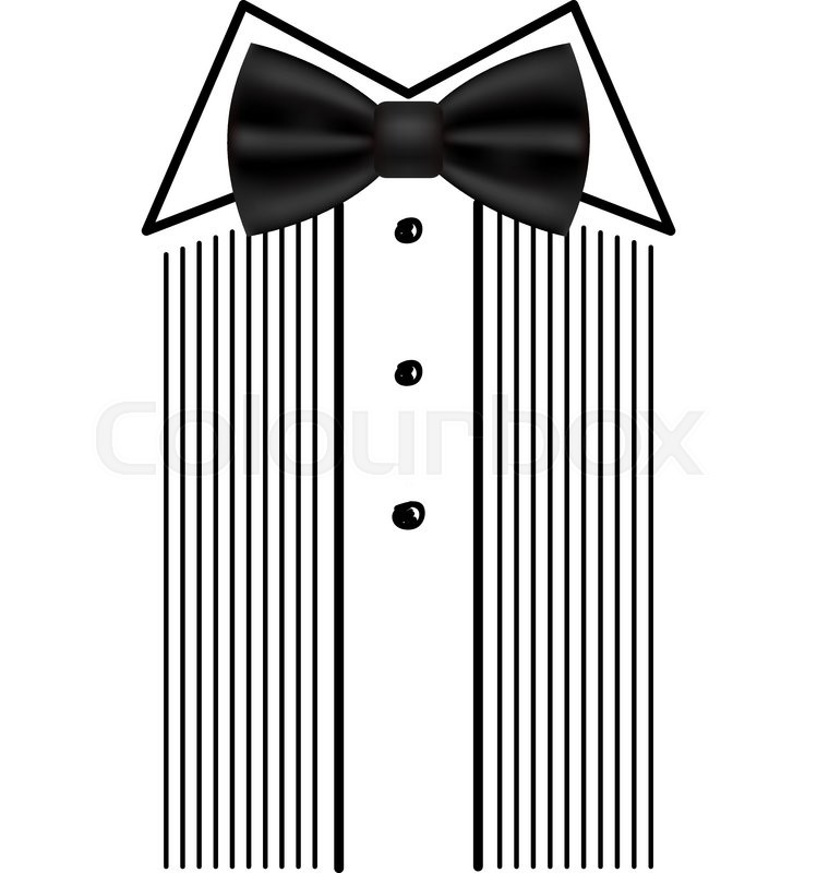 vector bow tie tuxedo invitation design template holiday background