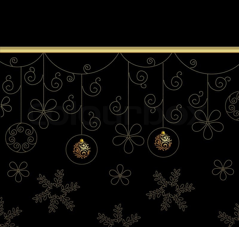 christmas black and gold background stock photo colourbox christmas black background