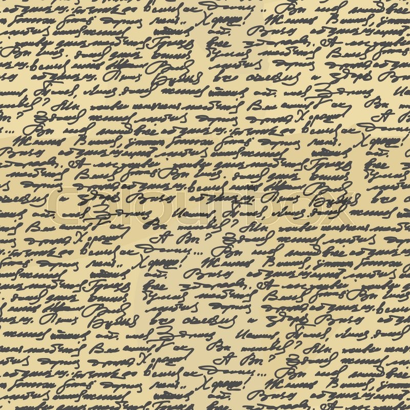 handwriting seamless pattern old abstract letter ancient writings
