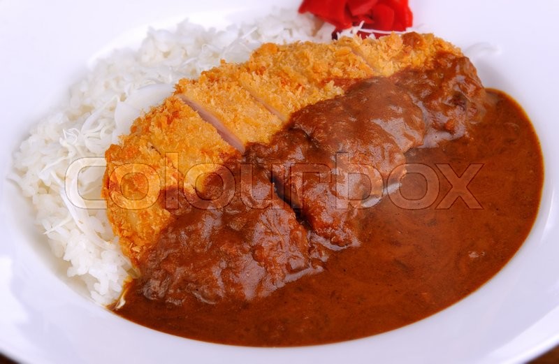 Japanese tonkatsu kare fry pork and Stock image Colourbox