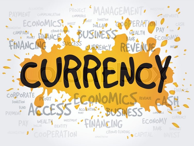 CURRENCY word cloud, business concept Stock Vector Colourbox