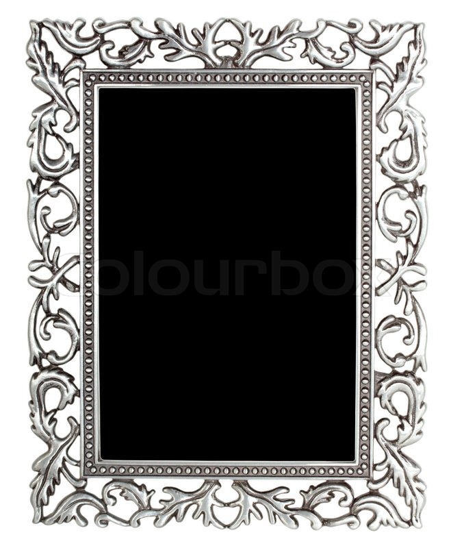 black and silver picture frames