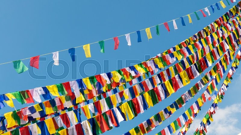 Rows Of Red Green Blue Yellow White Stock Image Colourbox