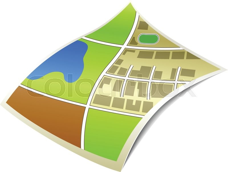 Paper Map Icon