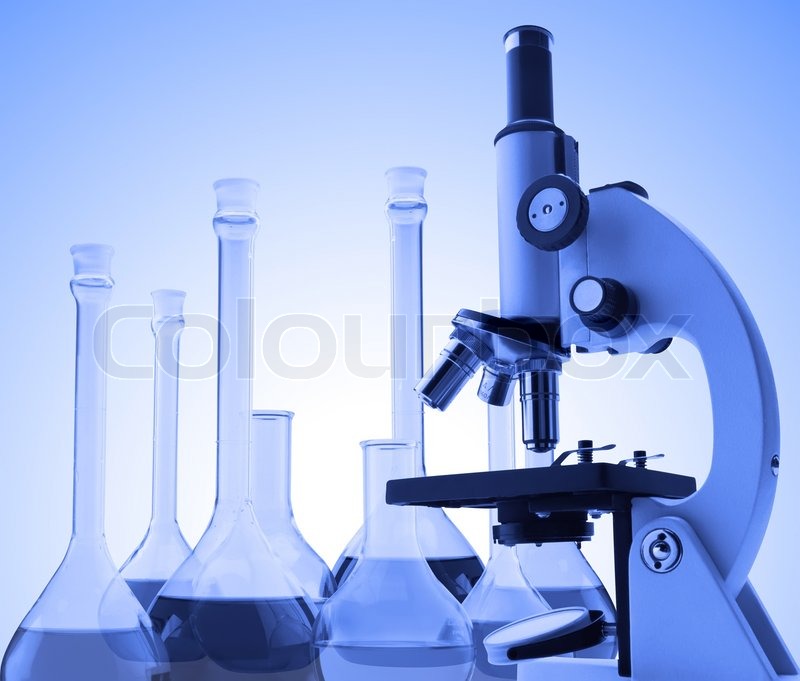 Laboratory Metall Mikroskop und ... | Stock Bild | Colourbox