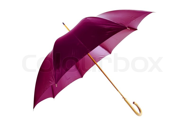 Sonnenschirm auf dem weißen Hintergrund | Stock Bild | Colourbox