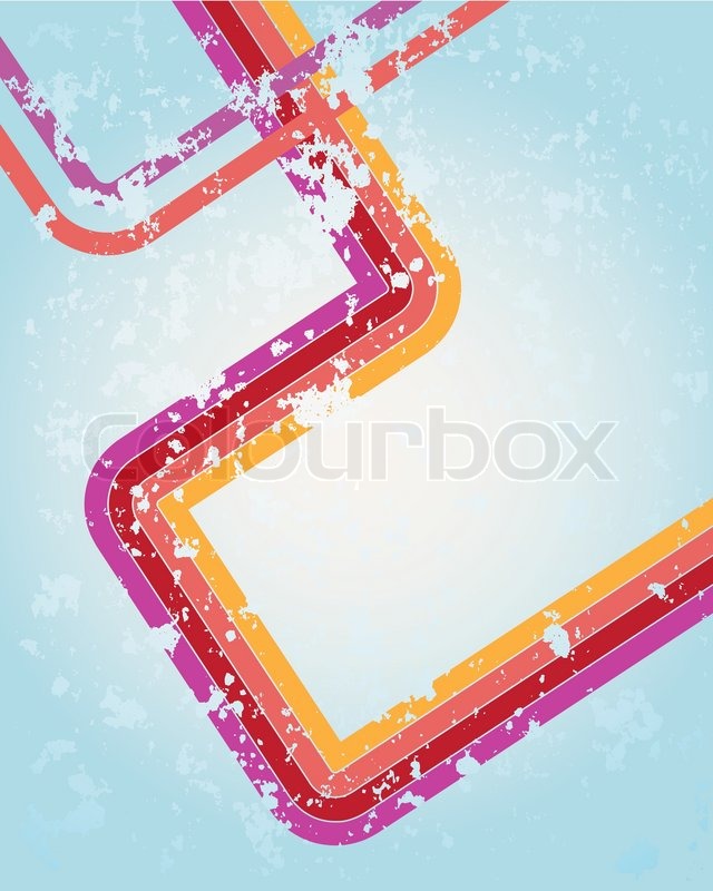 Vector abstract grunge lines | Stock vector | Colourbox