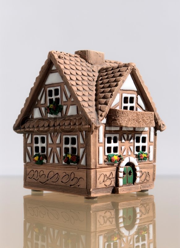 Miniature model of a house  from Stock Photo Colourbox