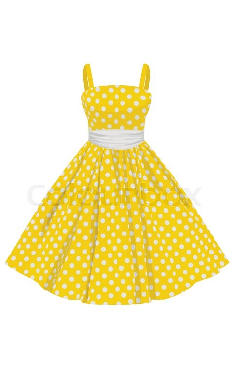yellow n white dress
