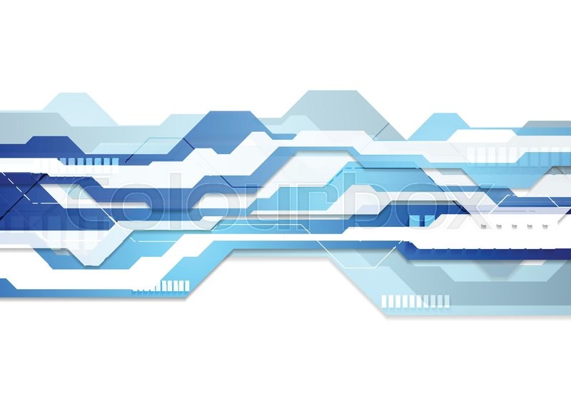 blue flyer background