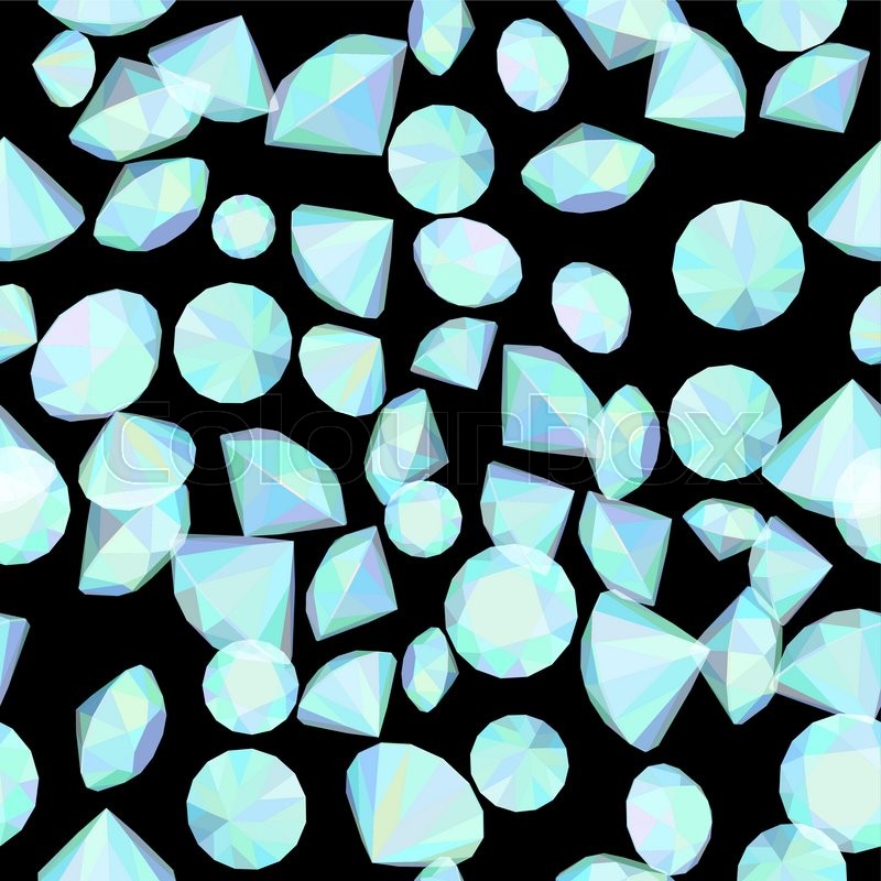 Vector seamless diamond pattern. | Stock vector | Colourbox