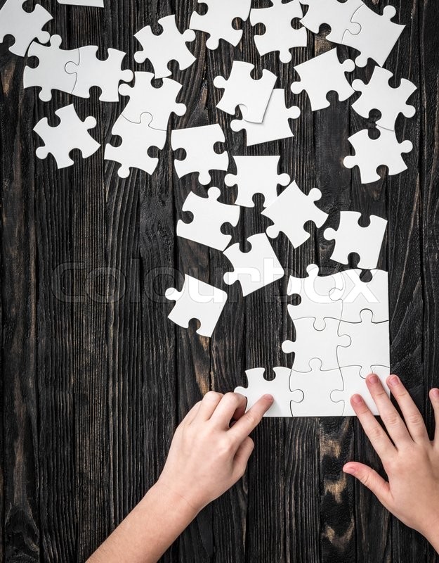 Hands Starting To Collect Puzzle Pieces Stock Image Colourbox Hands Starting To Collect Puzzle Pieces Stock Image Colourbox