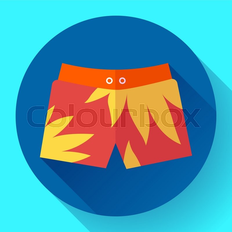 beach shorts vector