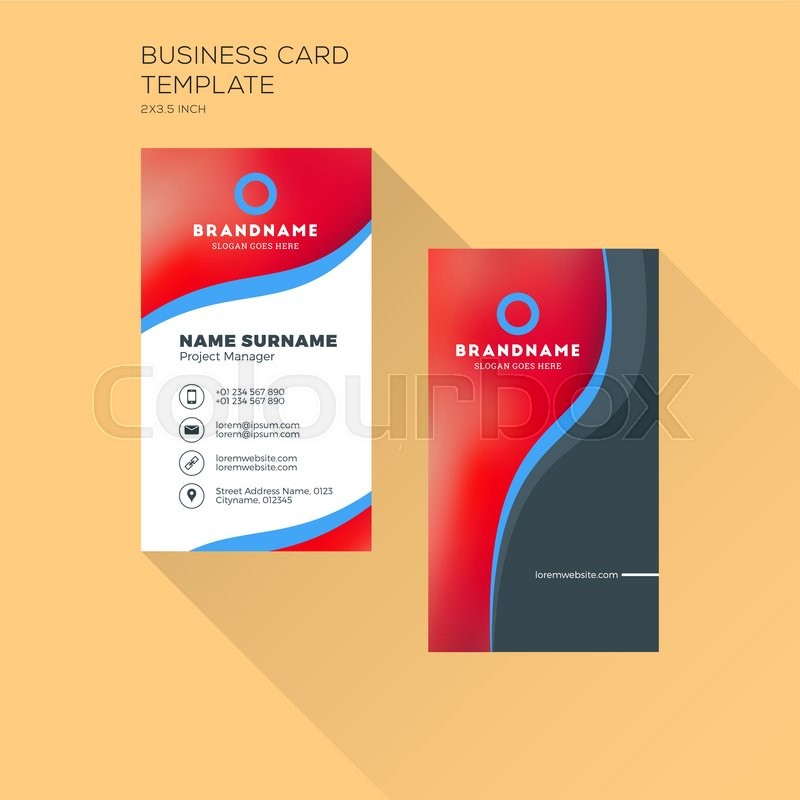 vertical business card designs