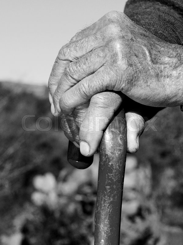 old hands photography black and white