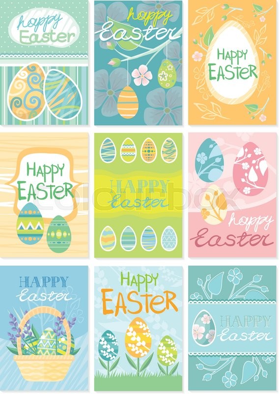 set of brochure flyer layout easter easter card easter brochure easter flyer