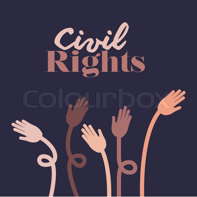 Civil rights design, vector ... | Stock vector | Colourbox