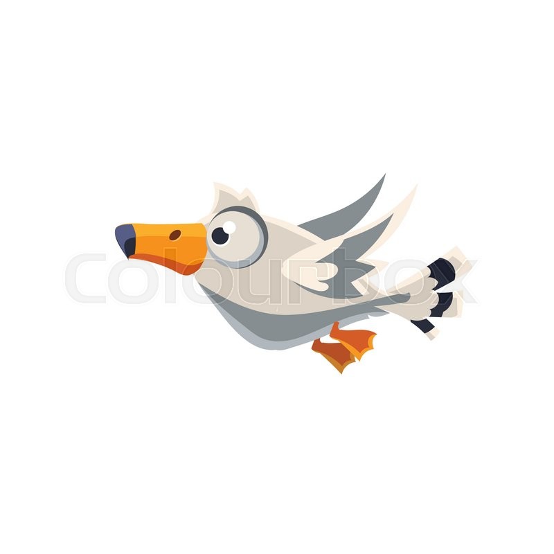 Vector Design Cute Great Albatross ... | Stock vector | Colourbox
