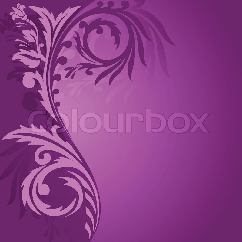 Abstract purple background with a | Stock vector | Colourbox