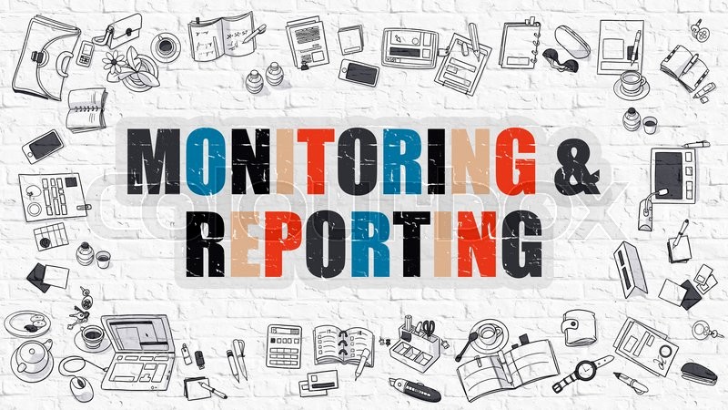Monitoring and Reporting Concept. ... | Stock image | Colourbox