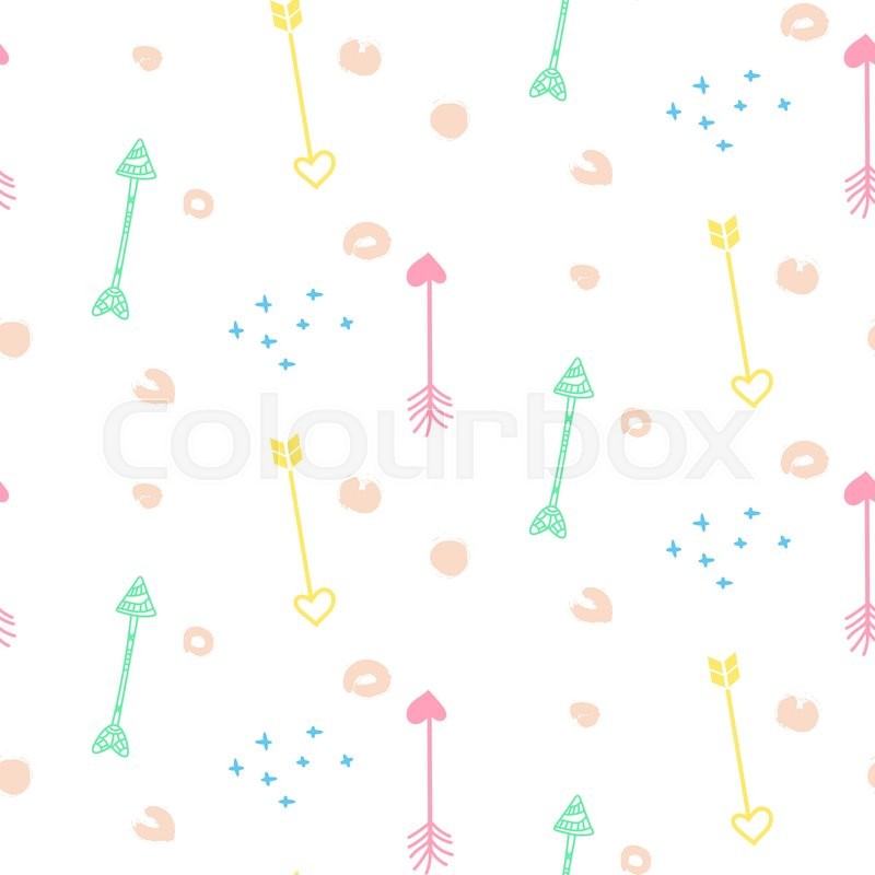 Baby tribal arrow pattern seamless ... | Stock vector | Colourbox