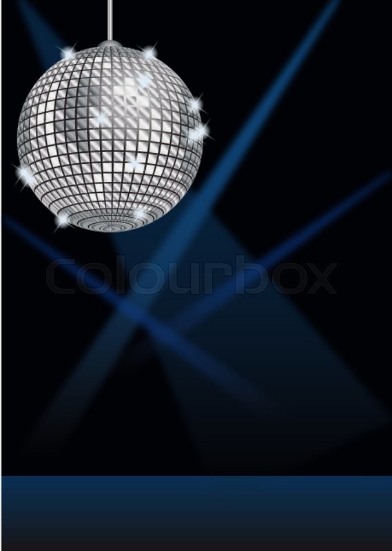Glitter Ball Stock vector Colourbox