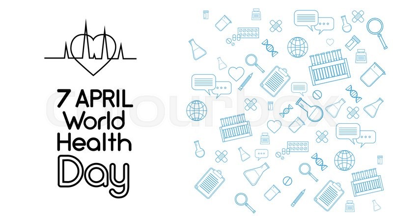 World Health Day Medicine Banner Stock Vector Colourbox