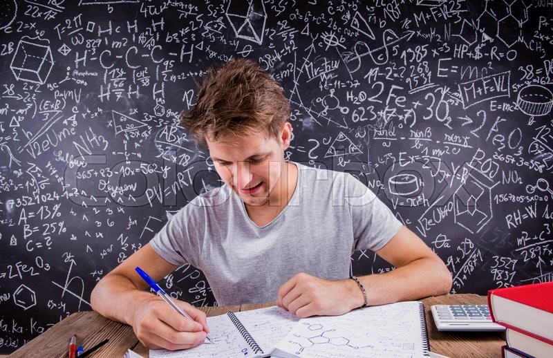 Picture of a kid shooting his homework 08 picture