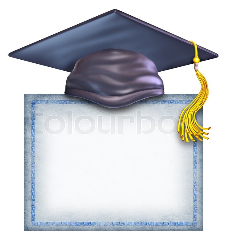 blank college diploma