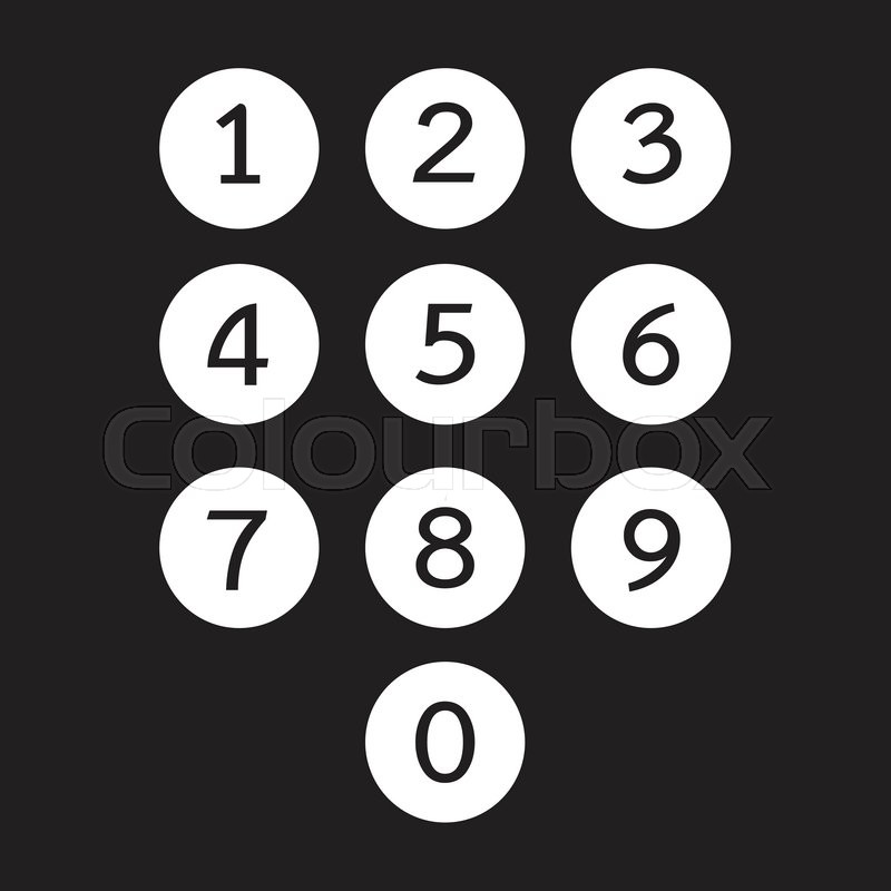 Keypad icon illustration design Stock vector Colourbox