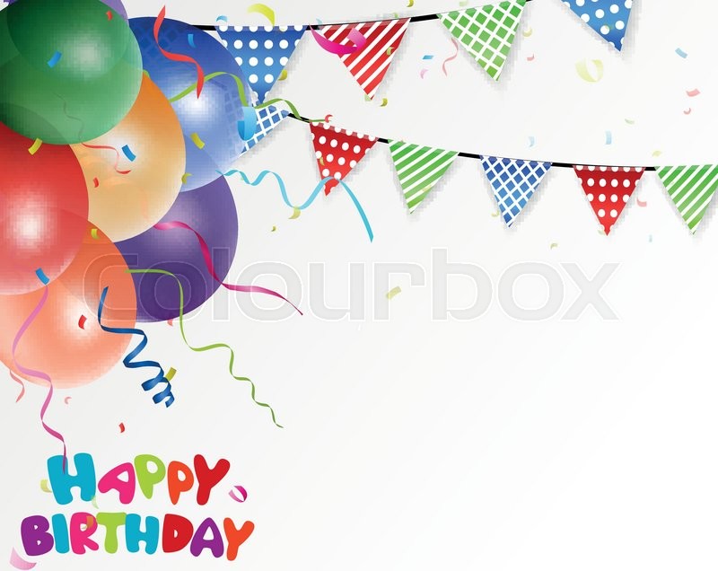Geburtstag, farbe, party Colourbox