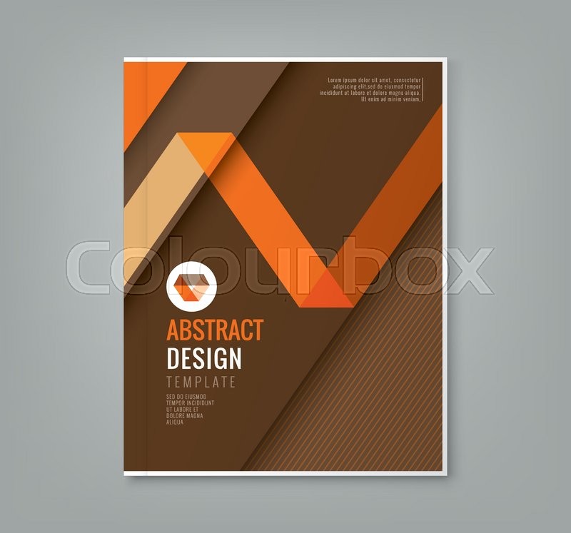 Abstract Orange Line Design On Brown Background Template For Business Annual Report Book Cover Brochure Flyer Poster Abstract Orange Line Design On Brown Background Template For Business Annual Report Book Cover Brochure Flyer Poster