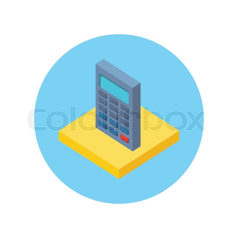 isometric modern app icon
