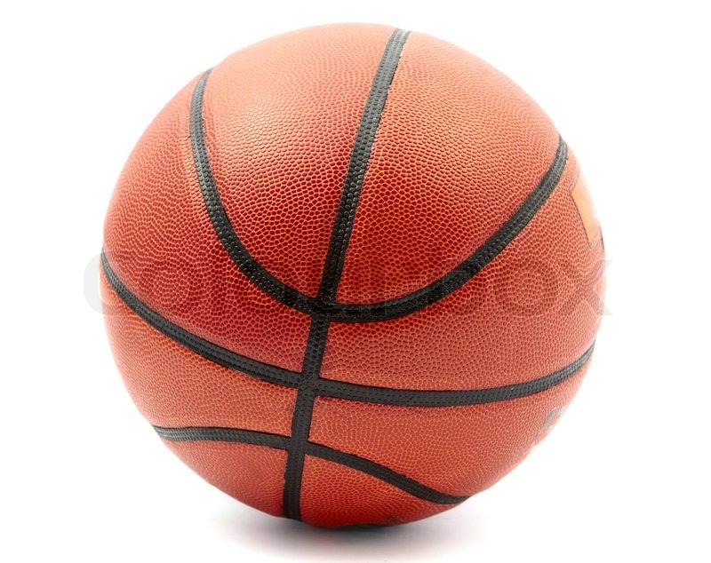 Basketball Ball auf einem weißen Stock Bild Colourbox Basketball Ball auf einem weißen Stock Bild Colourbox