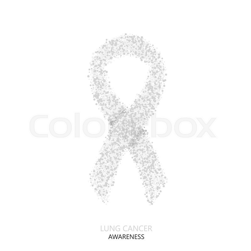 Vector Modern Lung Cancer Awareness Stock Vector Colourbox