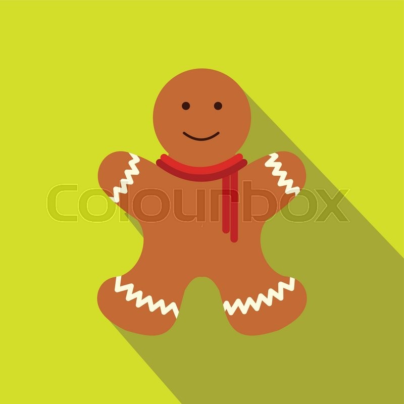 christmas gingerbread man flat icon single image with long shadow stock vector colourbox - Christmas Gingerbread Man christmas gingerbread man flat icon single image with long shadow stock vector colourbox - Christmas Gingerbread Man