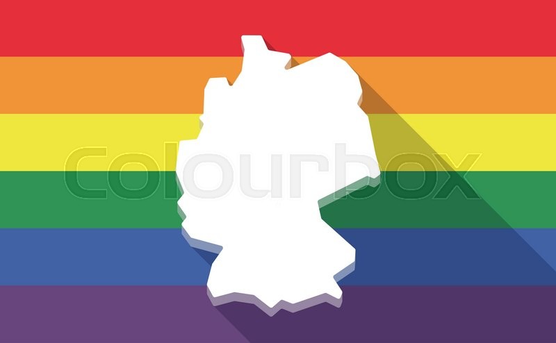 Illustration Of A Long Shadow Gay Stock Vector Colourbox